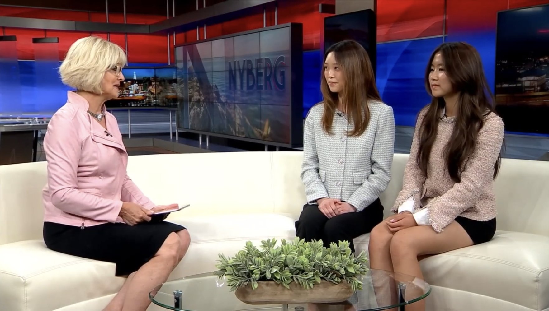 Interviewed on News 8 for Kids Cancer Foundation
